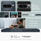 Spigen Google Pixel 8 Pro Deksel Thin Fit Metal Slate