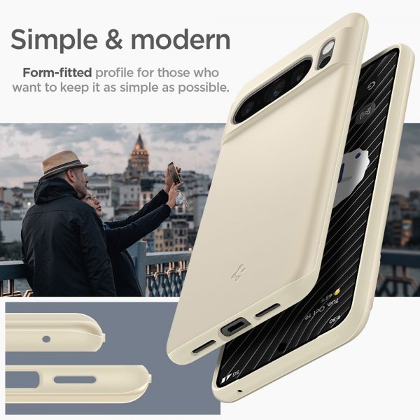Spigen Google Pixel 8 Pro Deksel Thin Fit Mute Beige