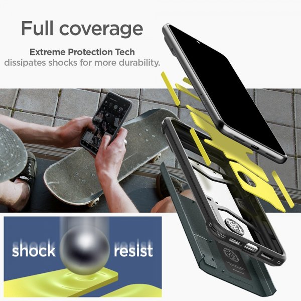 Spigen Google Pixel 8 Pro Deksel Tough Armor Abyss Green