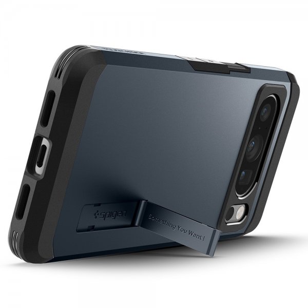 Spigen Google Pixel 8 Pro Deksel Tough Armor Metal Slate