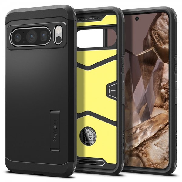 Spigen Google Pixel 8 Pro Deksel Tough Armor Svart