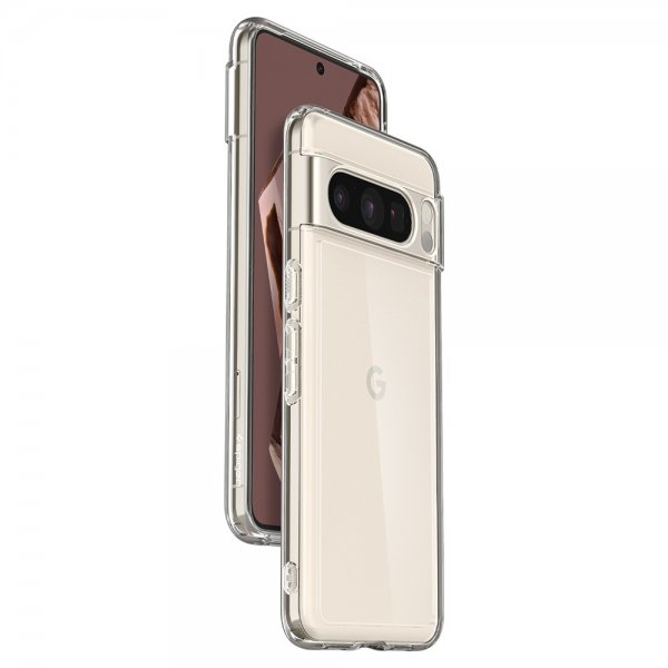 Spigen Google Pixel 8 Pro Deksel Ultra Hybrid Crystal Clear