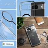 Spigen Google Pixel 8 Deksel Ultra Hybrid OneTap Ring MagFit Svart