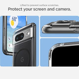 Spigen Google Pixel 8 Deksel Ultra Hybrid OneTap Ring MagFit Svart