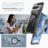 Spigen Google Pixel 8 Pro Deksel Ultra Hybrid OneTap Ring MagFit Svart