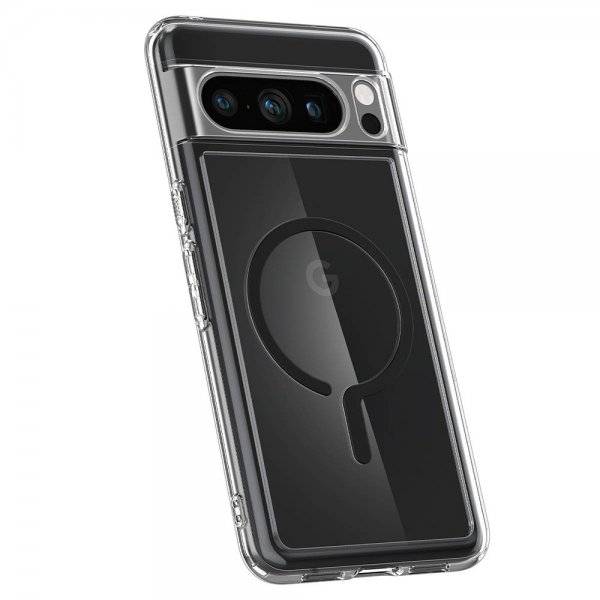 Spigen Google Pixel 8 Pro Deksel Ultra Hybrid OneTap Ring MagFit Svart