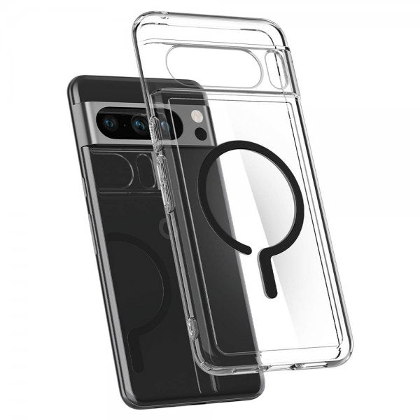 Spigen Google Pixel 8 Pro Deksel Ultra Hybrid OneTap Ring MagFit Svart
