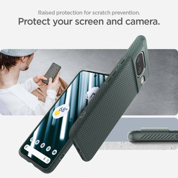 Spigen Google Pixel 8 Deksel Liquid Air Abyss Green