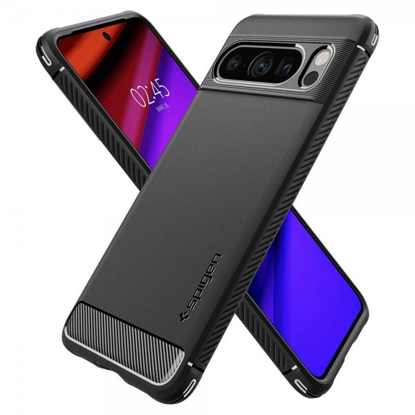 Spigen Google Pixel 8 Deksel Rugged Armor Matte Black