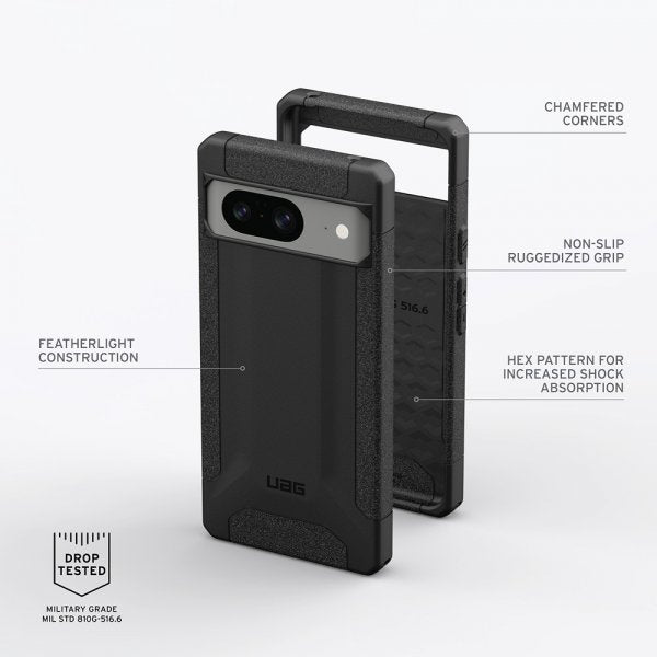 Urban Armor Gear (UAG) Google Pixel 8 Deksel Scout Svart