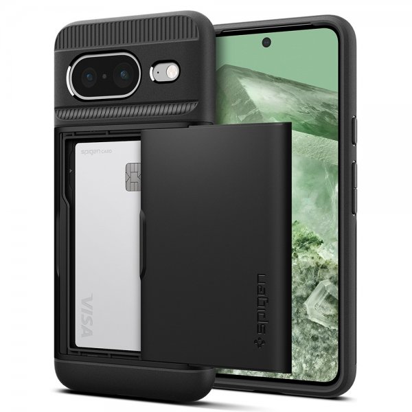 Spigen Google Pixel 8 Deksel Slim Armor CS Svart