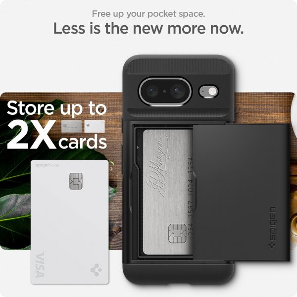 Spigen Google Pixel 8 Deksel Slim Armor CS Svart
