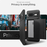 Spigen Google Pixel 8 Deksel Slim Armor CS Svart