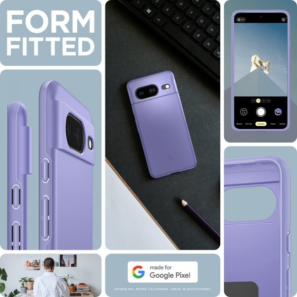 Spigen Google Pixel 8 Deksel Thin Fit Awesome Violet