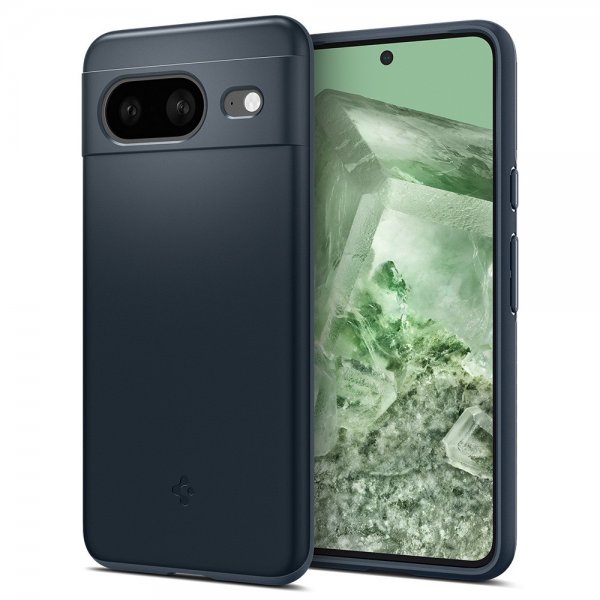 Spigen Google Pixel 8 Deksel Thin Fit Metal Slate
