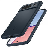 Spigen Google Pixel 8 Deksel Thin Fit Metal Slate