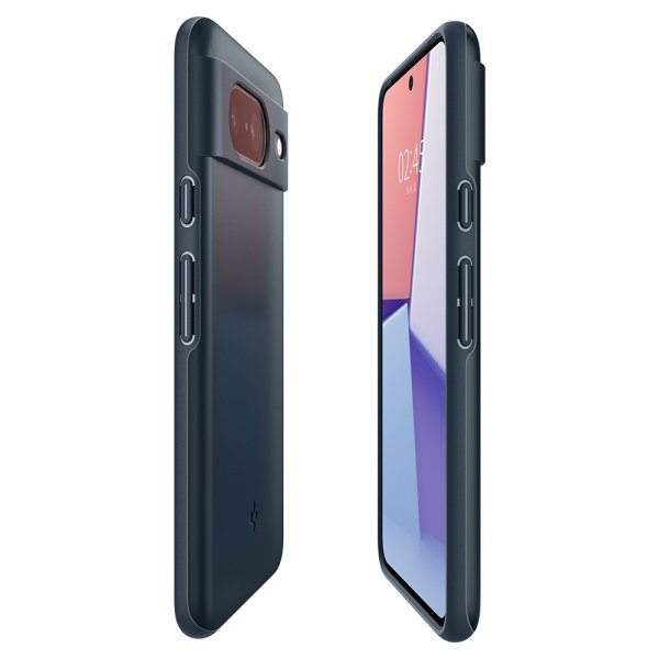 Spigen Google Pixel 8 Deksel Thin Fit Metal Slate