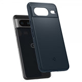 Spigen Google Pixel 8 Deksel Thin Fit Metal Slate