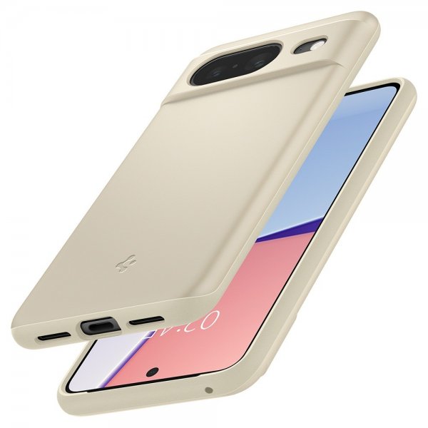 Spigen Google Pixel 8 Deksel Thin Fit Mute Beige