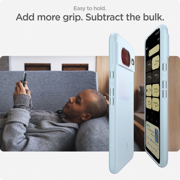 Spigen Google Pixel 8 Deksel Thin Fit Mute Blue