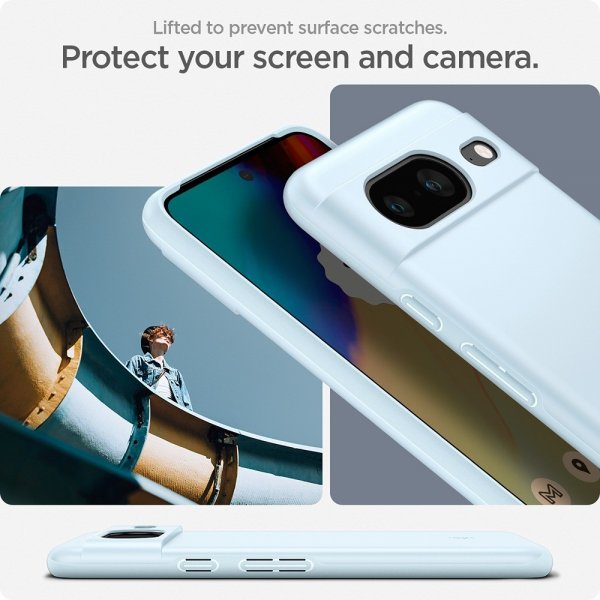 Spigen Google Pixel 8 Deksel Thin Fit Mute Blue