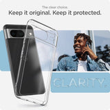 Spigen Google Pixel 8 Deksel Ultra Hybrid Crystal Clear
