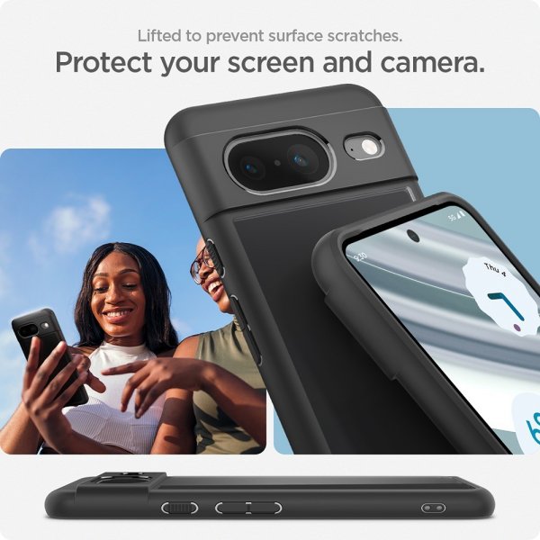 Spigen Google Pixel 8 Deksel Ultra Hybrid Matte Black