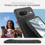 Spigen Google Pixel 8 Deksel Ultra Hybrid Matte Black