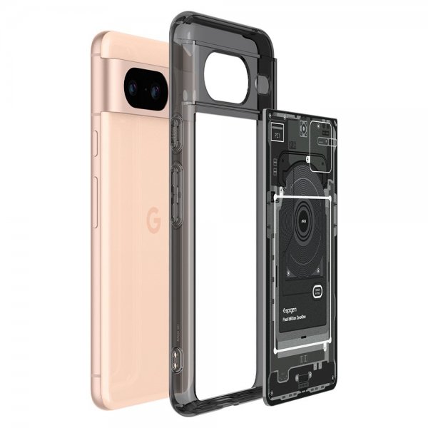 Spigen Google Pixel 8 Deksel Ultra Hybrid Zero One Svart