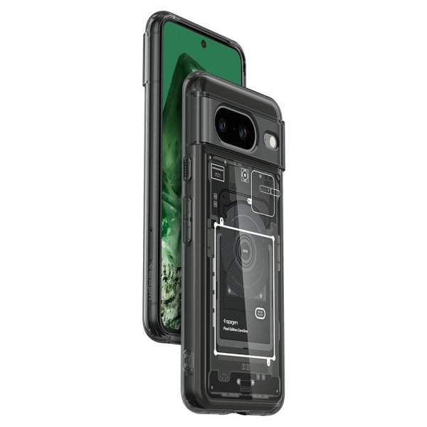 Spigen Google Pixel 8 Deksel Ultra Hybrid Zero One Svart