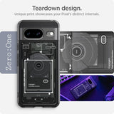 Spigen Google Pixel 8 Deksel Ultra Hybrid Zero One Svart