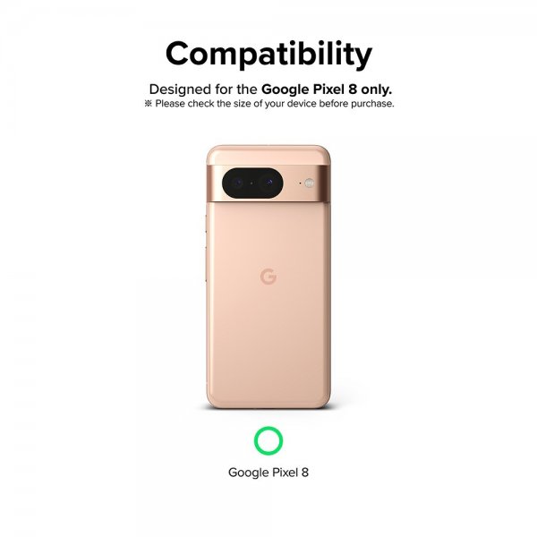 Ringke Google Pixel 8 Skjermbeskytter Dual Easy Film 2-pakning
