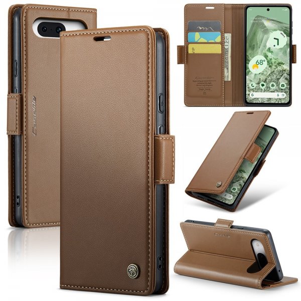CaseMe Google Pixel 8a Etui 023 Series Brun