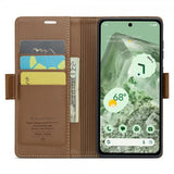 CaseMe Google Pixel 8a Etui 023 Series Brun