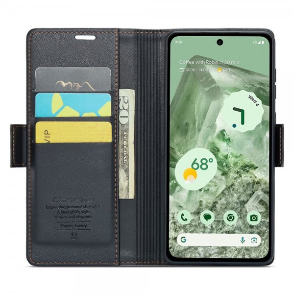 CaseMe Google Pixel 8a Etui 023 Series Svart