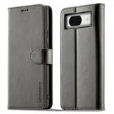 Lc.Imeeke Google Pixel 8a Etui med Kortlomme stativfunksjon Grå