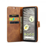 Dg.Ming Google Pixel 8a Etui Avtagbart Deksel Brun