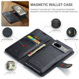 Dg.Ming Google Pixel 8a Etui Avtagbart Deksel Svart