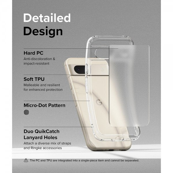 Ringke Google Pixel 8a Deksel Fusion Matte Clear