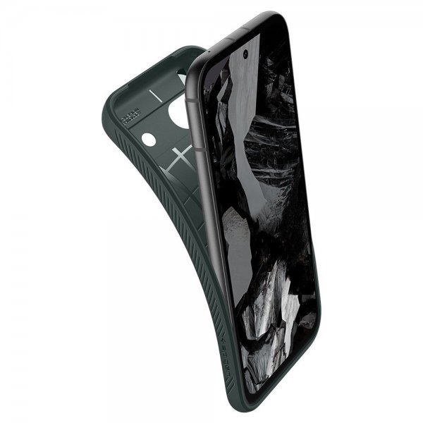 Spigen Google Pixel 8a Deksel Liquid Air Abyss Green