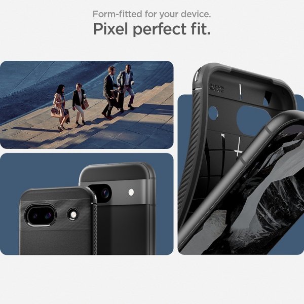 Spigen Google Pixel 8a Deksel Rugged Armor Matte Black