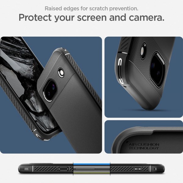 Spigen Google Pixel 8a Deksel Rugged Armor Matte Black