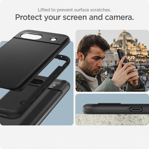 Spigen Google Pixel 8a Deksel Thin Fit Svart