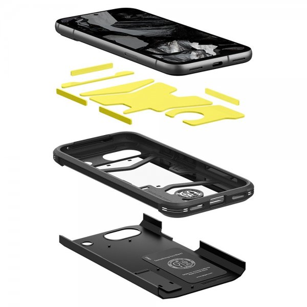 Spigen Google Pixel 8a Deksel Tough Armor Svart