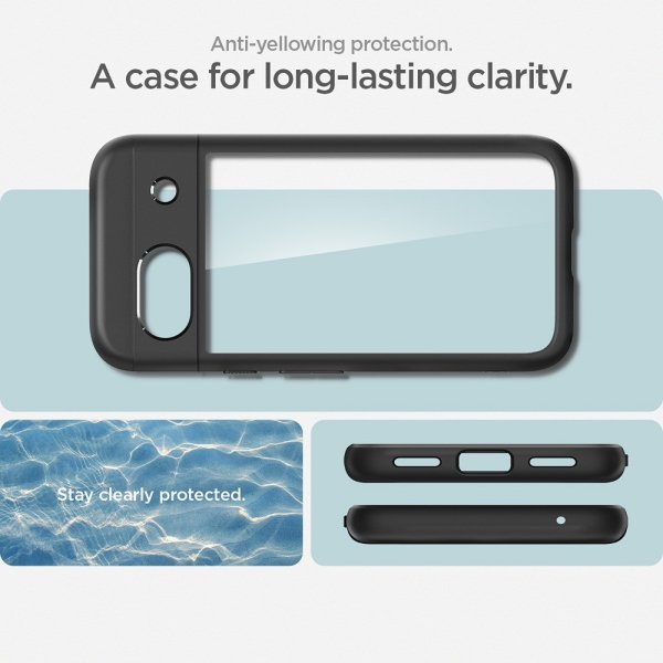 Spigen Google Pixel 8a Deksel Ultra Hybrid Matte Black