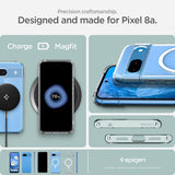 Spigen Google Pixel 8a Deksel Ultra Hybrid Metal Ring MagFit Hvit
