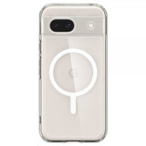 Spigen Google Pixel 8a Deksel Ultra Hybrid Metal Ring MagFit Hvit