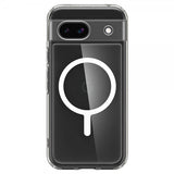 Spigen Google Pixel 8a Deksel Ultra Hybrid Metal Ring MagFit Hvit