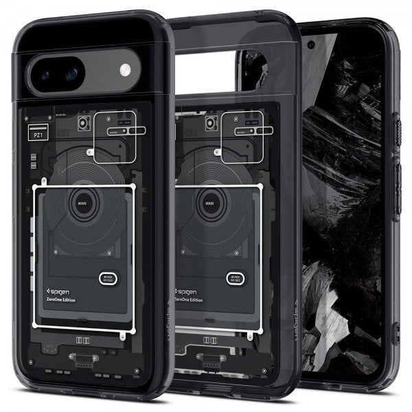 Spigen Google Pixel 8a Deksel Ultra Hybrid Zero One Svart
