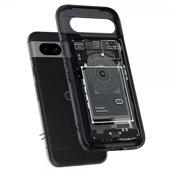 Spigen Google Pixel 8a Deksel Ultra Hybrid Zero One Svart